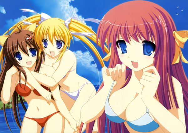 Anime picture 5674x4037 with step x steady highres light erotic swimsuit tagme