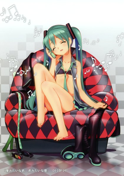 Аниме картинка 2109x3008 с вокалоид хацунэ мику высокое изображение высокое разрешение девушка neko sakana (a)