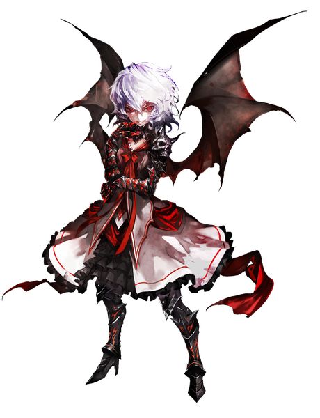 Anime picture 848x1105 with touhou remilia scarlet banpai akira single tall image looking at viewer short hair red eyes purple hair full body grin finger to mouth transparent background bat wings vampire girl gloves wings boots frills