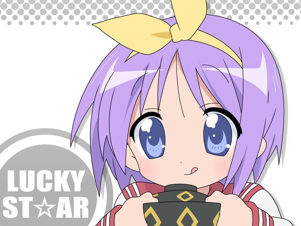 Anime picture 1600x1200 with lucky star kyoto animation hiiragi tsukasa vector girl