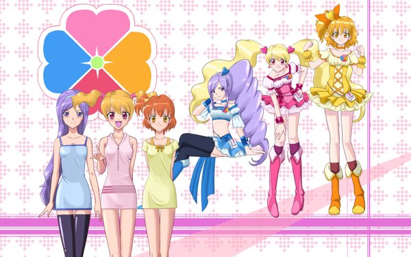 Anime picture 1920x1200 with fresh precure! blockice highres wide image