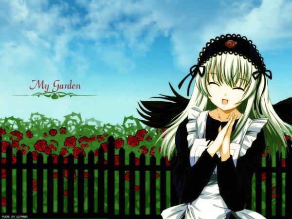 Anime picture 1600x1200 with rozen maiden suigintou jpeg artifacts tagme