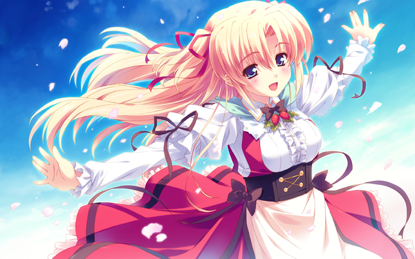 Anime picture 1920x1200 with sakura strasse marie rudel kusukusu highres wide image