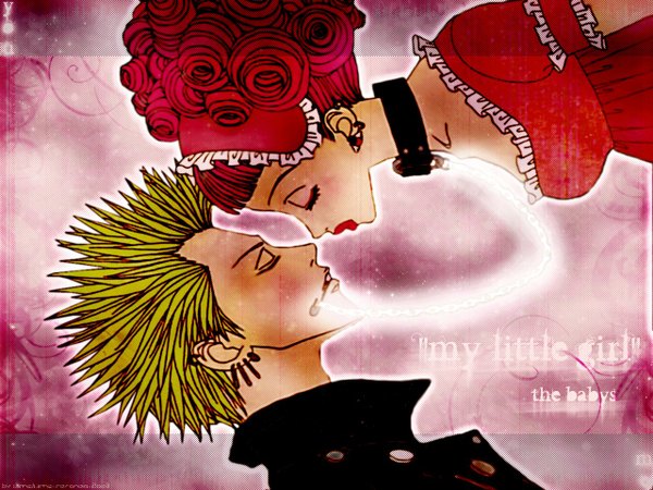 Anime picture 1280x960 with paradise kiss madhouse miwako sakurada arashi nagase pink hair punk
