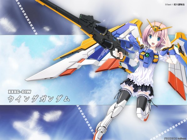 Anime picture 1600x1200 with wallpaper mecha musume tagme hiten onee-ryuu sscp