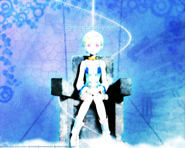 Anime picture 1280x1024 with eureka seven studio bones eureka blue background tagme