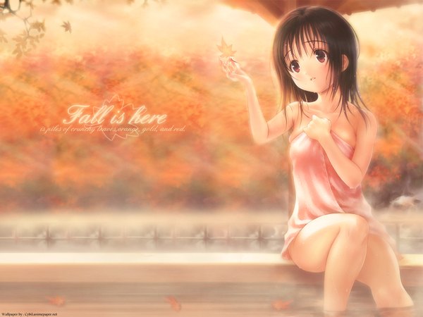 Anime picture 1600x1200 with goto p autumn tagme