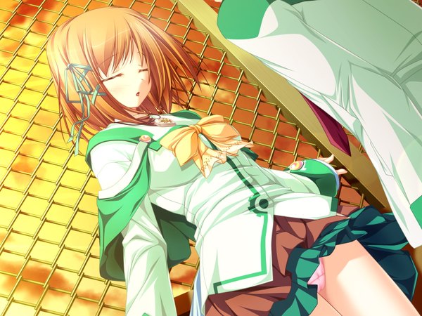 Anime picture 1600x1200 with magus tale whirlpool (studio) amagase koyuki tenmaso light erotic game cg girl