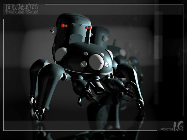 Anime picture 1024x768 with ghost in the shell production i.g tachikoma tagme
