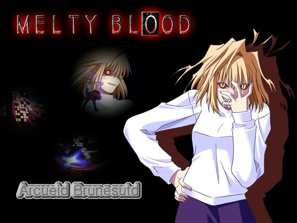 Anime picture 1024x768 with shingetsutan tsukihime melty blood type-moon arcueid brunestud tagme