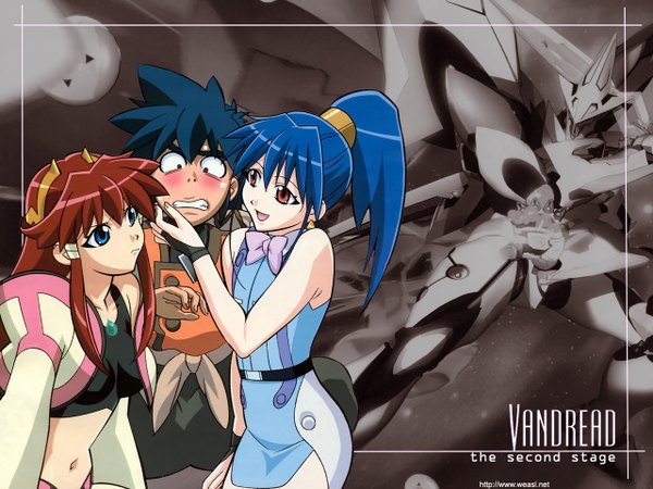 Anime picture 1280x960 with vandread gonzo dita liebely hibiki tokai misty cornwell