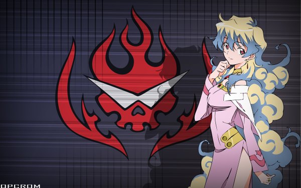 Anime picture 2560x1600 with tengen toppa gurren lagann gainax nia teppelin highres wide image