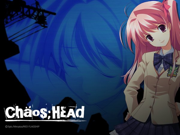 Anime picture 1600x1200 with chaos;head sakihata rimi copyright name tagme