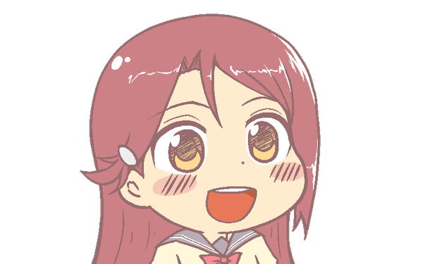 Anime picture 800x500 with love live! sunshine!! sunrise (studio) love live! sakurauchi riko ikiyouz single long hair blush open mouth smile yellow eyes looking away pink hair portrait transparent background girl uniform serafuku hairclip