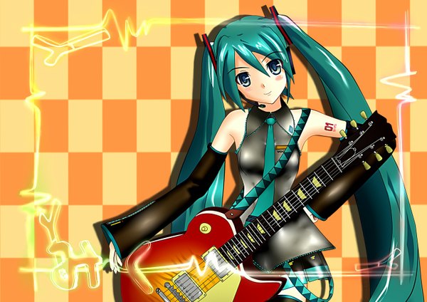 Anime picture 1440x1018 with k-on! vocaloid kyoto animation hatsune miku girl