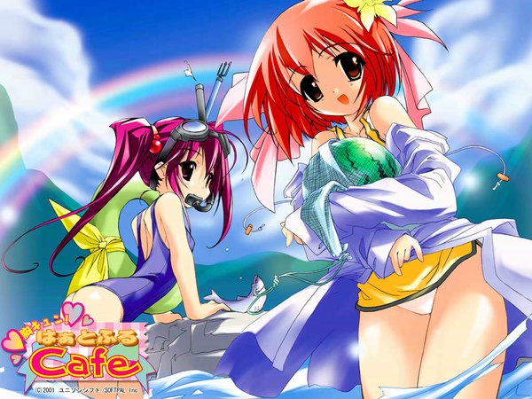 Anime picture 1024x768 with mune kyun! heartful cafe tagme