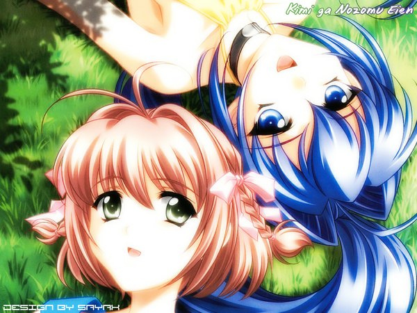 Anime picture 1024x768 with kimi ga nozomu eien suzumiya haruka hayase mitsuki tagme