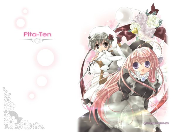 Anime picture 1280x960 with pita ten misha (pita ten) shia (pita ten) koge donbo tagme