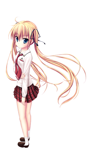 Anime picture 2990x5000 with sakura sakimashita minato miu akizuki tsukasa long hair tall image highres blonde hair twintails transparent background girl skirt uniform school uniform miniskirt shirt socks white socks