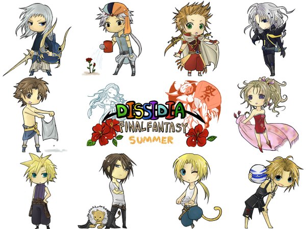 Anime picture 1333x1000 with final fantasy final fantasy vii final fantasy x final fantasy vi final fantasy ix final fantasy viii final fantasy iv dissidia final fantasy final fantasy v final fantasy iii final fantasy i final fantasy ii square enix cloud strife tina branford zidane tribal squall leonhart cecil harvey tidus bartz klauser