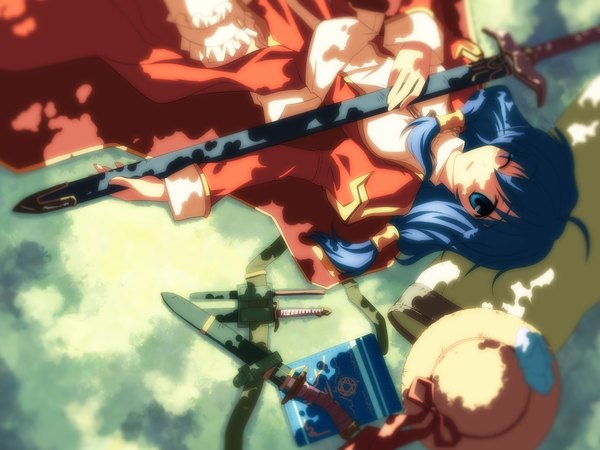 Anime-Bild 3200x2400 mit ragnarok online studio sdt high priest highres hat sword