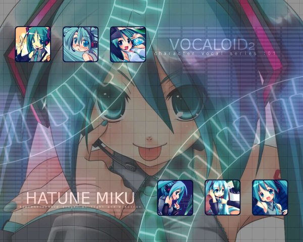 Anime picture 1280x1024 with vocaloid hatsune miku chibi girl tagme