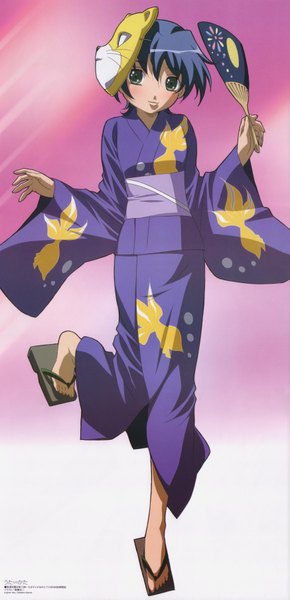 Anime picture 3492x7224 with takigawa satsuki gotoh keiji tall image highres japanese clothes kimono uta kata