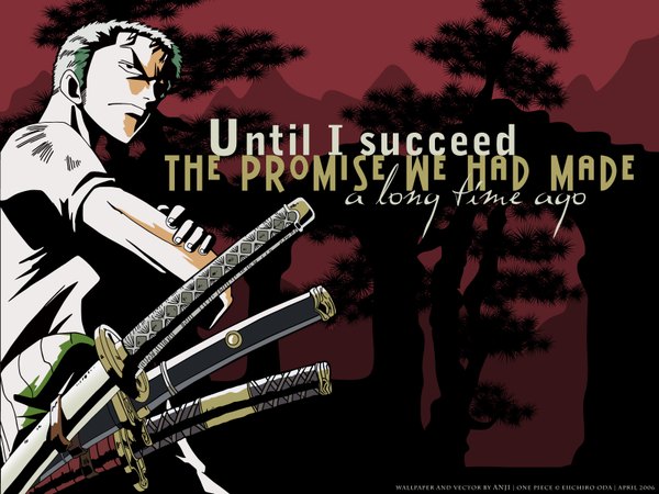 Anime picture 1600x1200 with one piece toei animation roronoa zoro single short hair looking away green hair from below text red background english boy weapon sword katana sheath tagme