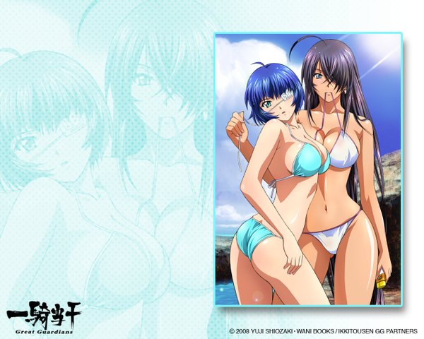 Anime picture 1280x1024 with ikkitousen kanu unchou ryomou shimei light erotic tagme