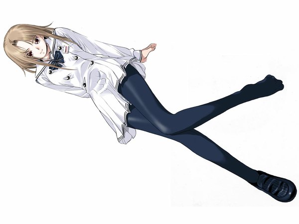 Anime picture 1024x768 with third-party edit rotated pantyhose tagme