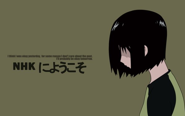 Anime picture 1440x900 with nhk ni youkoso gonzo nakahara misaki wide image raglan sleeves girl