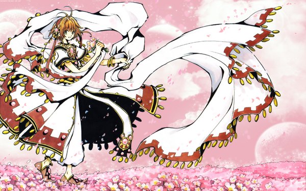Anime picture 1680x1050 with tsubasa reservoir chronicle clamp sakura hime wide image