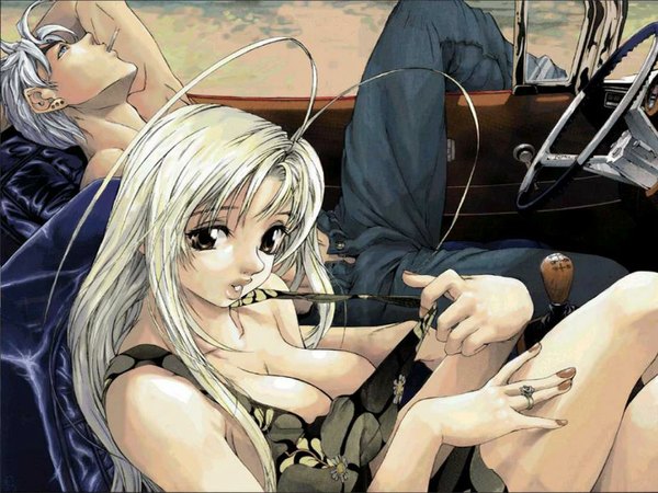 Anime picture 1024x768 with tenjou tenge natsume maya oogure ito light erotic tagme