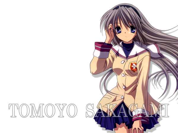Anime picture 1600x1200 with clannad key (studio) sakagami tomoyo transparent background tagme