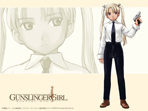 Anime picture 1024x768 with gunslinger girl madhouse triela tagme