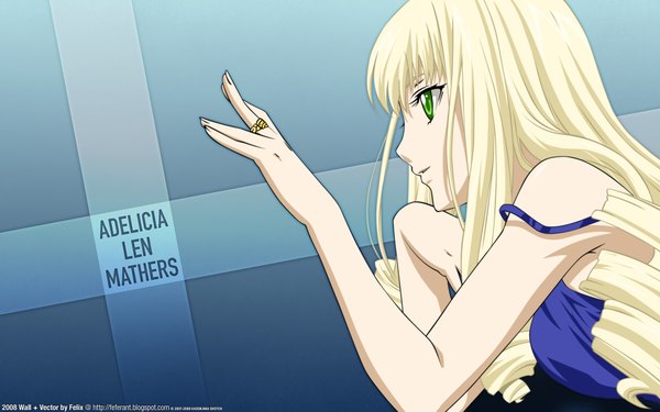 Anime picture 1920x1200 with rental magica zexcs adilicia ren mathers highres wide image