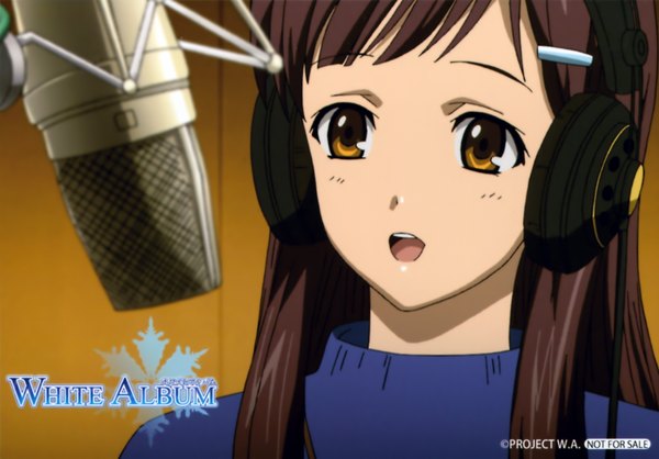Anime picture 1996x1391 with white album morikawa yuki highres headphones tagme