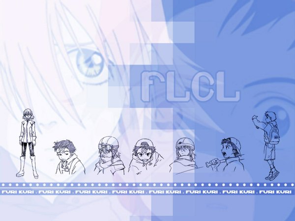 Anime picture 1024x768 with flcl gainax nandaba naota tagme