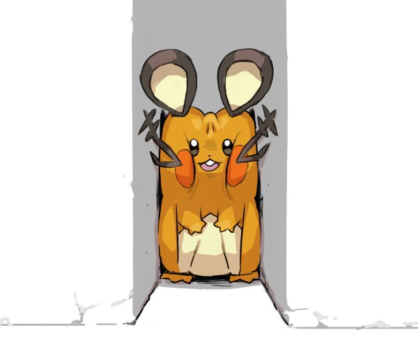 Аниме картинка 1200x989 с покемон покемон: xy nintendo dedenne saitou naoki один (одна) смотрит на зрителя простой фон белый фон без людей gen 6 pokemon животное мышь усы животного