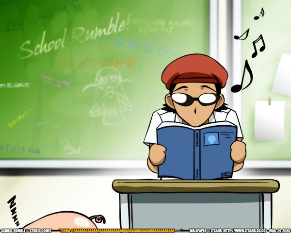 Anime picture 1280x1024 with school rumble tagme