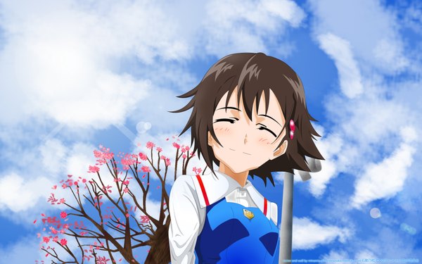 Anime picture 1920x1200 with true tears isurugi noe highres wide image sky