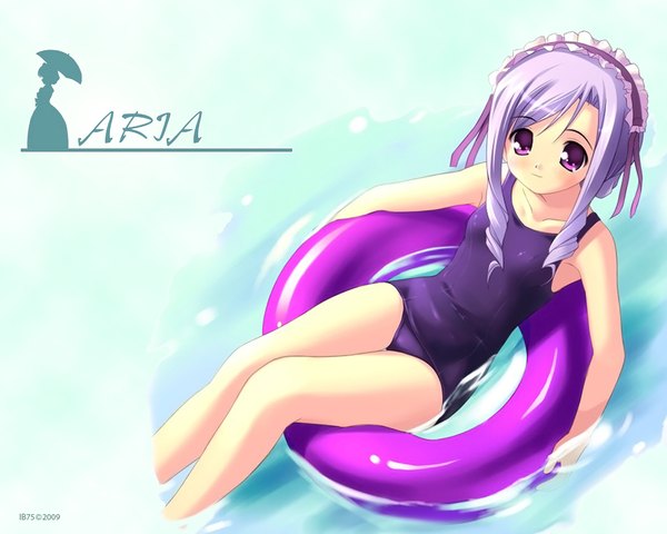 Anime picture 1280x1024 with sister princess zexcs aria (sister princess) swimsuit one-piece swimsuit school swimsuit