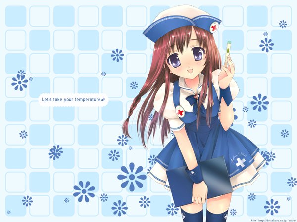 Anime picture 1600x1200 with nurse tagme