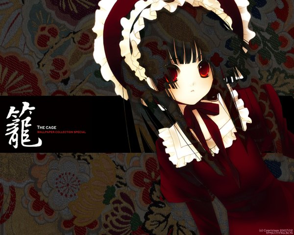 Anime picture 1280x1024 with enma ai red eyes lolita fashion tagme