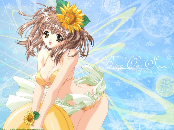 Anime picture 1600x1200 with carnelian swimsuit tagme