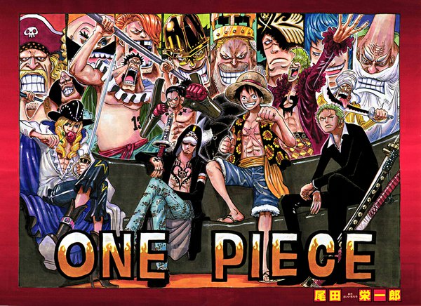 Anime picture 1785x1300 with one piece toei animation monkey d. luffy roronoa zoro trafalgar law cavendish bartolomeo sai (one piece) orlumbus dagama boo (one piece) hajrudin elizabello ii suleiman (one piece) blue gilly chinjao abdullah ideo jeet oda eiichirou