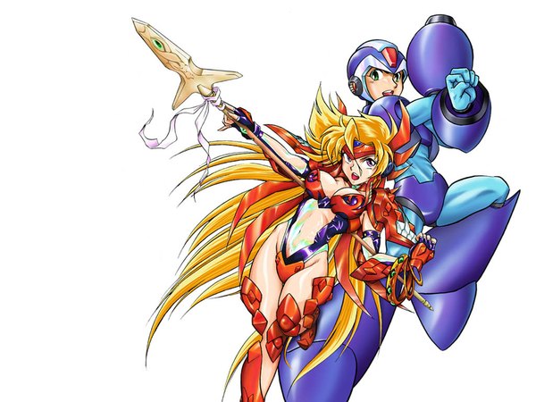 Anime picture 1024x768 with rockman rockman x tagme