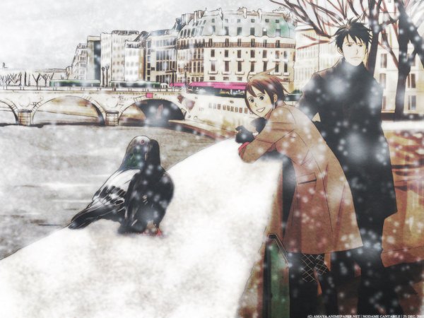 Anime picture 1600x1200 with nodame cantabile j.c. staff noda megumi chiaki shinichi snow tagme