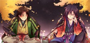 Anime picture 1200x577