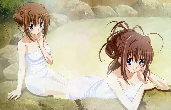 Anime picture 4780x3080 with da capo da capo ii asakura yume asakura otome highres light erotic bath